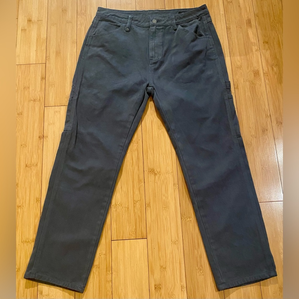 Thrills of Australia Carpenter Pants Mens Size 34x30 Chic Green 100% Cotton